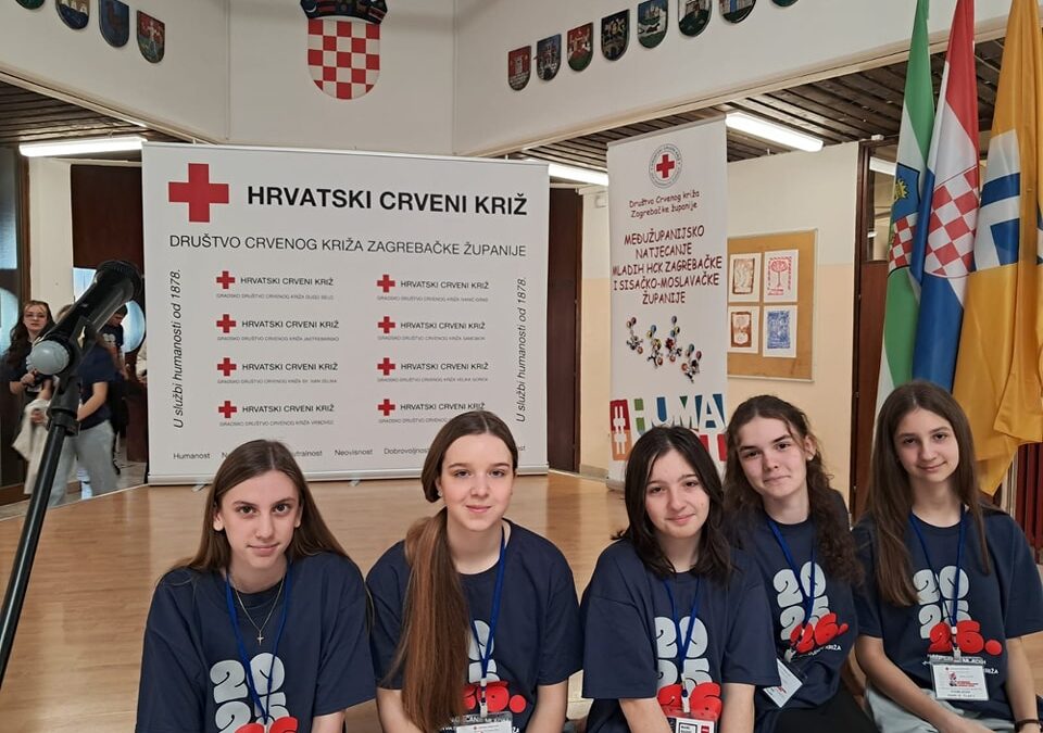 Naše učenice na Međužupanijskom natjecanju uz Prve pomoći