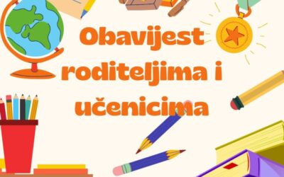 Poštovani roditelji, dragi naši učenici,