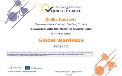 GLOBAL WARDROBE osvojio Nacionalnu oznaku kvalitete