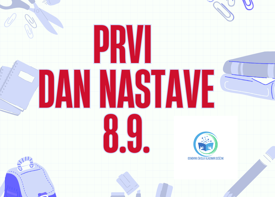 PRVI DAN NASTAVE