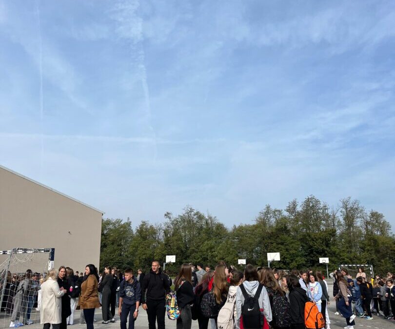 Vježba evakuacije u našoj školi