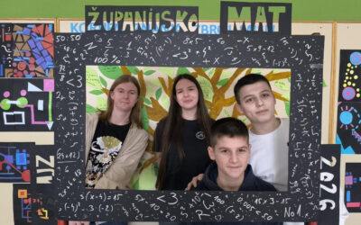 Odlični uspjesi na županijskoj razini iz matematike