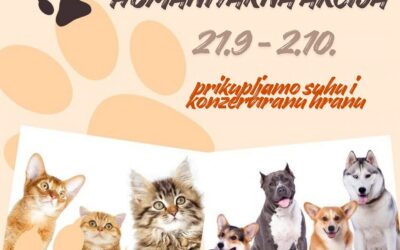 Humanitarna akcija prikupljanja hrane za napuštene životinje
