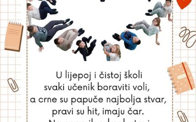 Školskim papučama zajedno za čistu i ugodnu školu