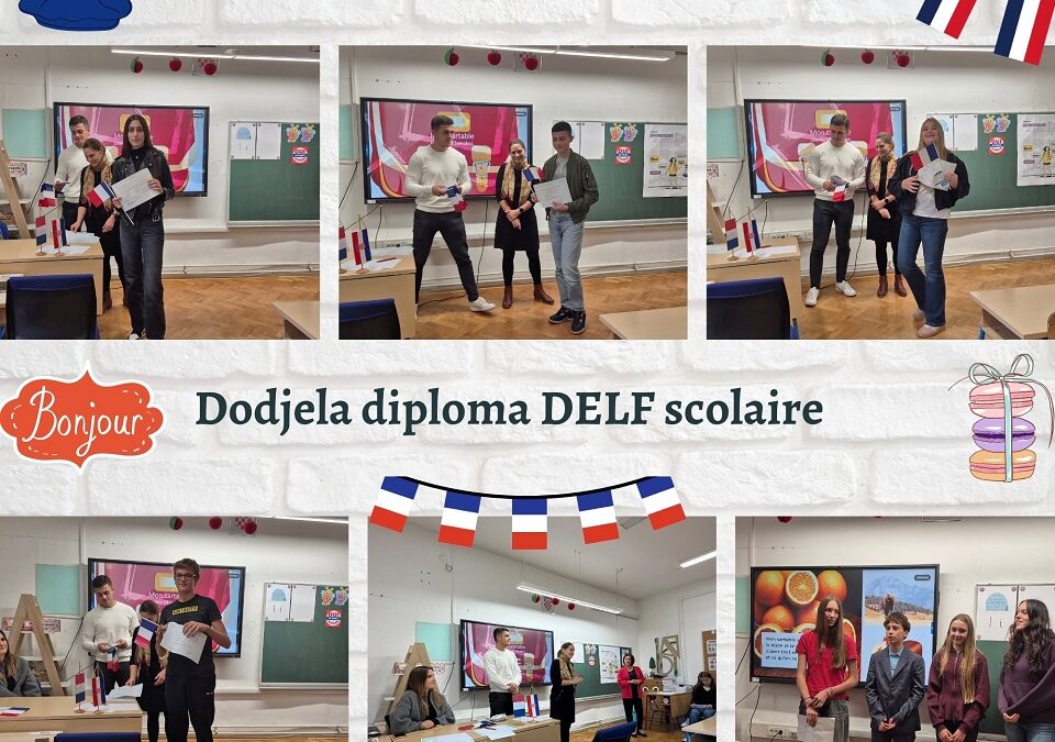 Svečana dodjela diploma DELF scolaire